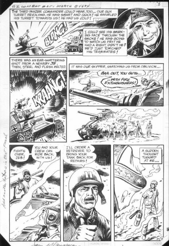 G.I. Combat #251 (DC Comics), raw, ungraded comic book — front cover