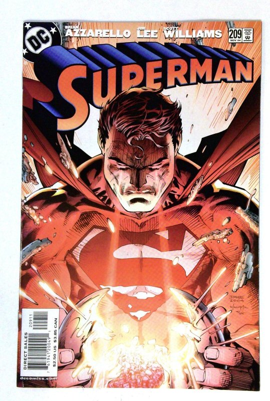 Superman #209 (DC Comics, 2004), raw comic book in NM- condition — front cover