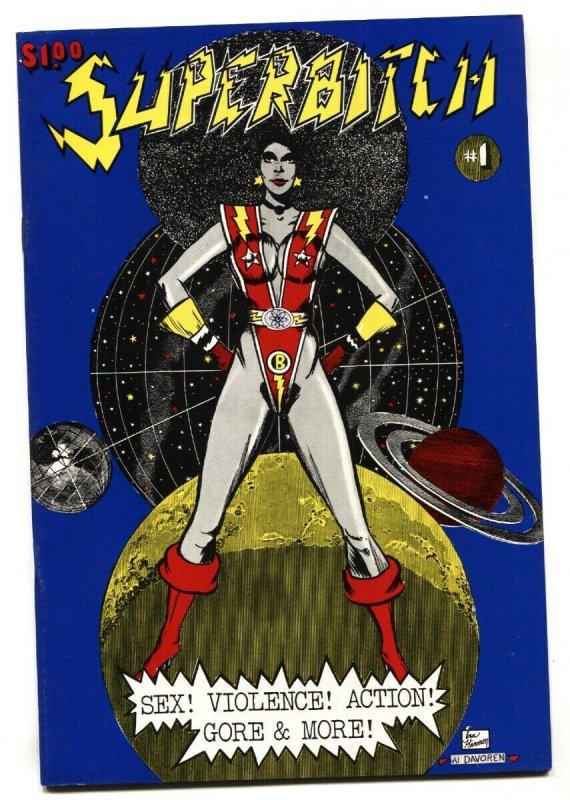 Superbitch #1 (1977), raw, ungraded comic book — front cover