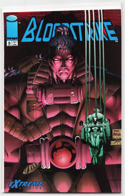 Bloodstrike #6 (Extreme Studios, 1993), raw, ungraded comic book — front cover