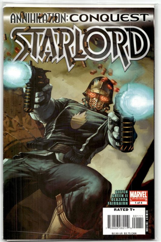 Annihilation: Conquest - Starlord #1 (2007), raw, ungraded comic book — front cover