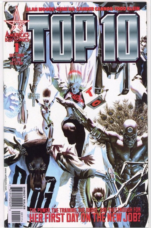 Top 10 #1 (DC Comics, 1999), raw comic book in NM 9.4 condition — front cover