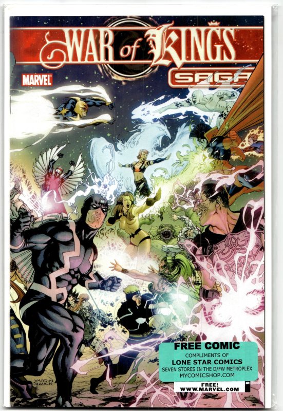 War of Kings Saga (2009) Guardians of the Galaxy (Marvel Comics, 2009), raw, ungraded comic book — front cover