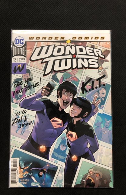 Wonder Twins #12 (DC Comics, 2020), raw, ungraded comic book — front cover