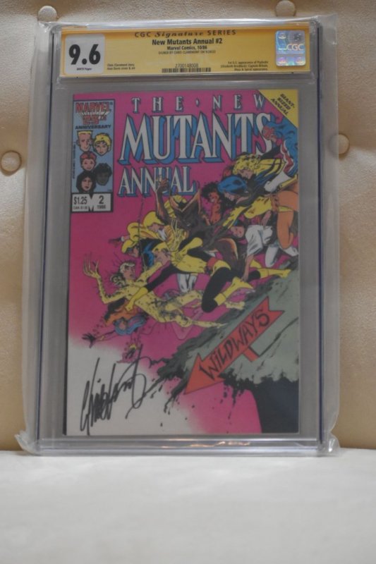 The New Mutants Annual #2 (Marvel Comics, 1986), raw, ungraded comic book — front cover
