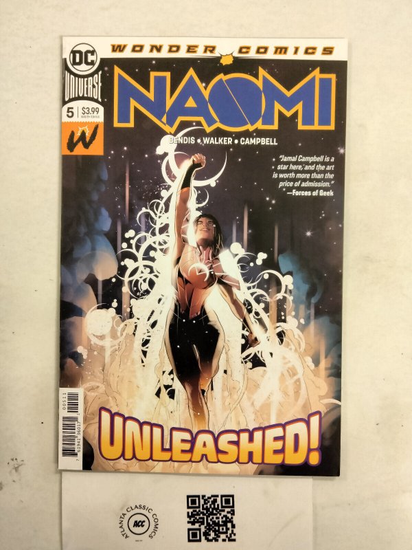 Naomi #5 (DC Comics), raw comic book in NM condition — front cover