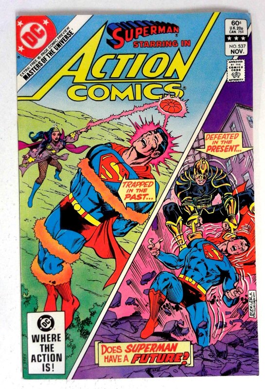 Action #537 (DC Comics, 1982), raw comic book in NM- condition — front cover