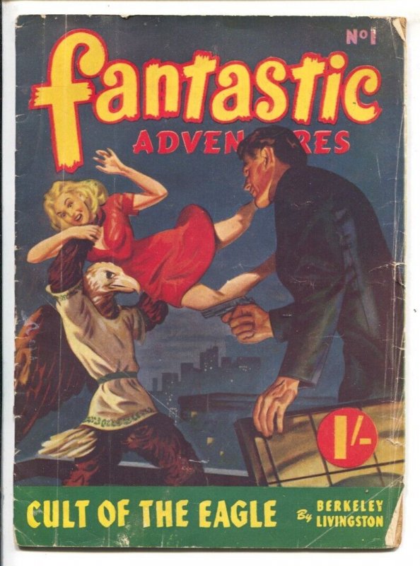 Pulp: Fantastic Adventures #1 (1948), raw, ungraded comic book — front cover