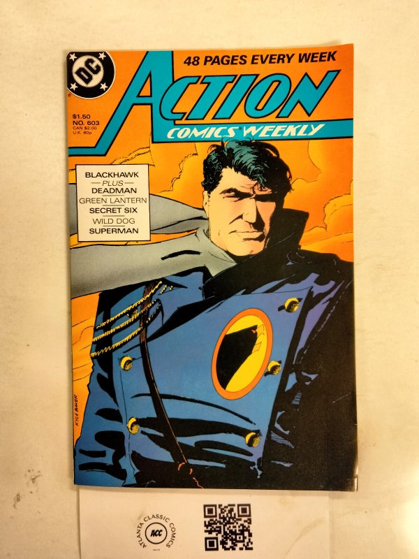 Action Comics Weekly #603 (DC Comics), raw comic book in NM condition — front cover