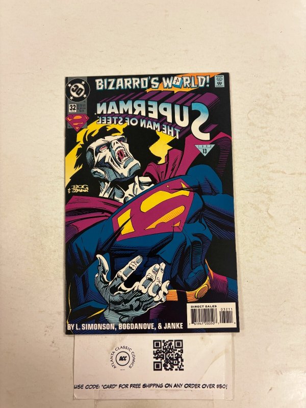 Superman Man of Steel #32 (DC Comics), raw comic book in NM condition — front cover