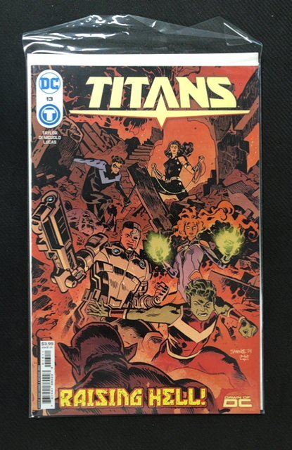 Titans #13 (DC Comics, 2024), raw, ungraded comic book — front cover