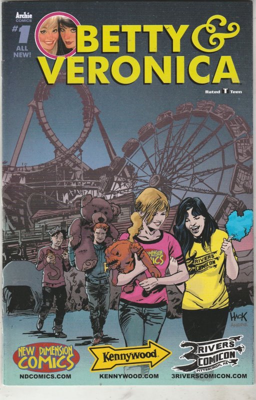 Betty & Veronica #1 (2017), raw, ungraded comic book — front cover