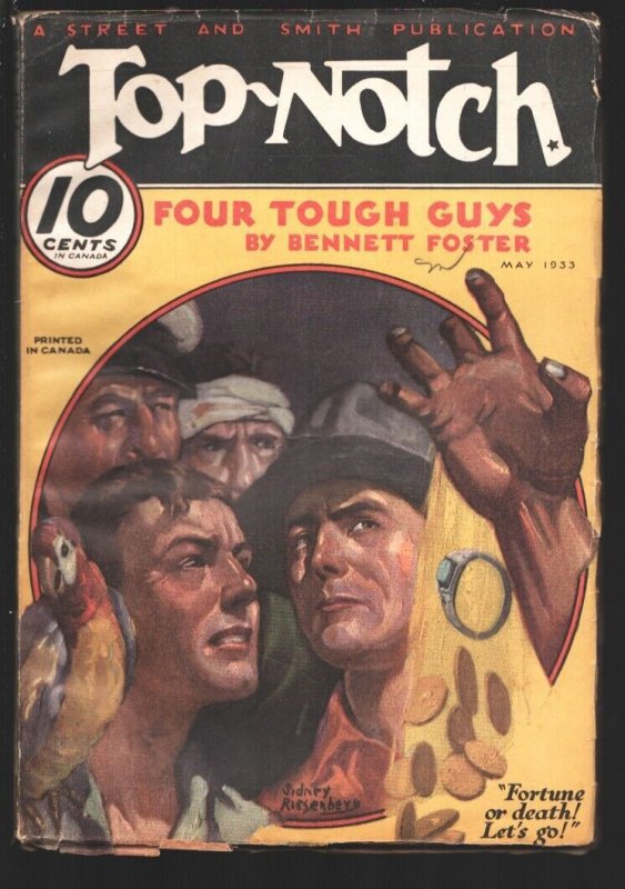 Top-Notch #5, raw, ungraded comic book — front cover