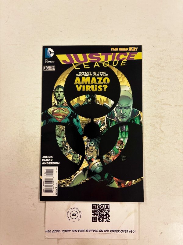 Justice League #36 (DC Comics, 2020), raw comic book in NM condition — front cover