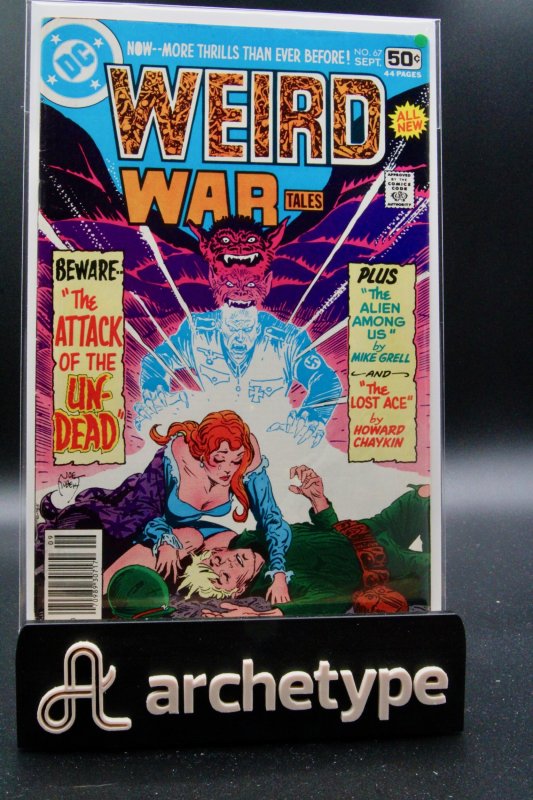 Weird War Tales #67 (DC Comics, 1978), raw, ungraded comic book — front cover