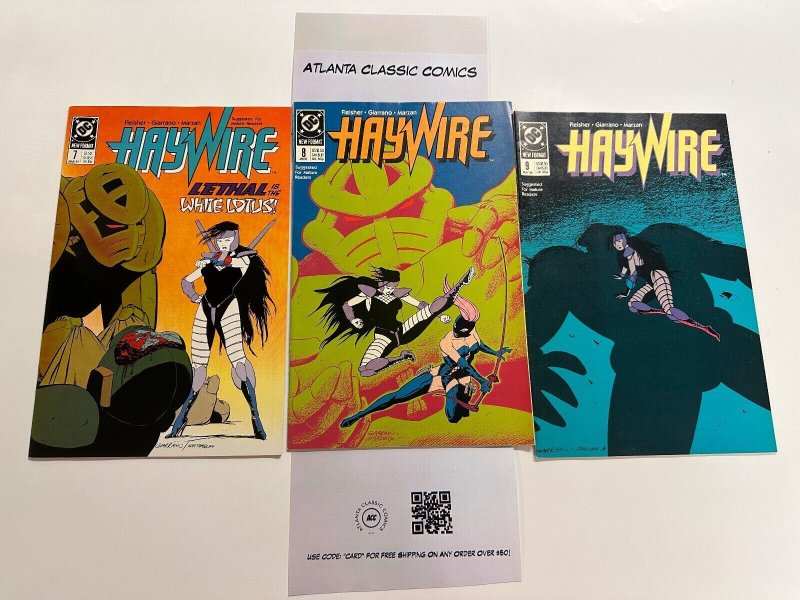 3 Haywire DC Comics #7, raw, ungraded comic book — front cover