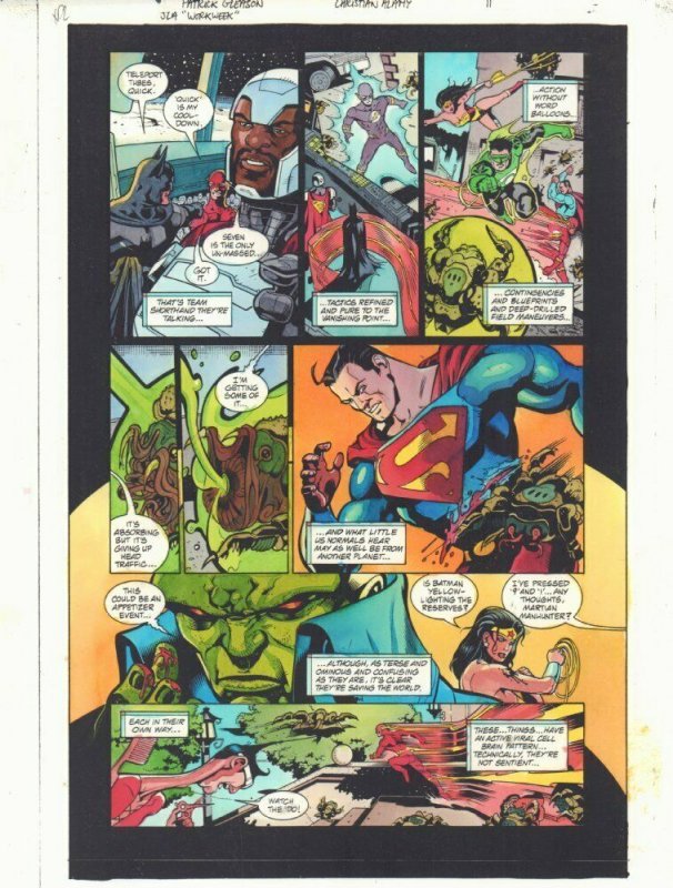 JLA: Welcome to the Working Week #1, raw, ungraded comic book — front cover