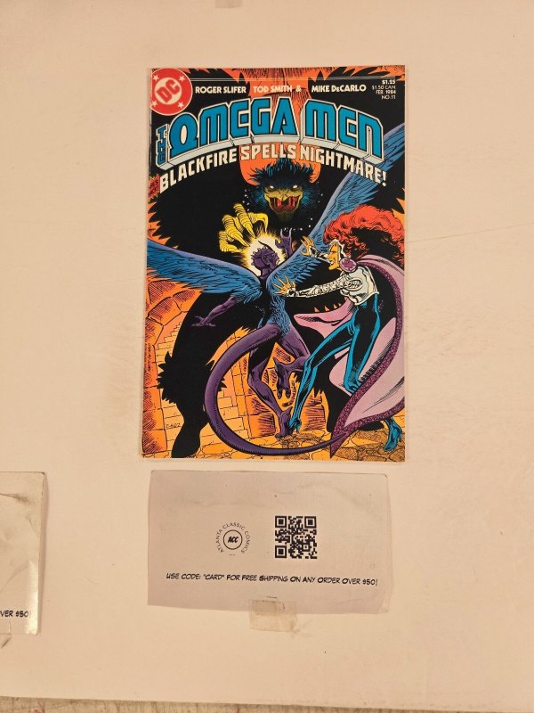 Omega Men #11 (DC Comics), raw comic book in NM condition — front cover