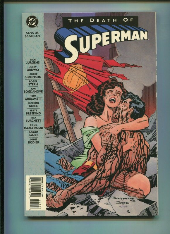 The Death of Superman (6.0) 1993 (1993), raw comic book in 6.0 condition — front cover