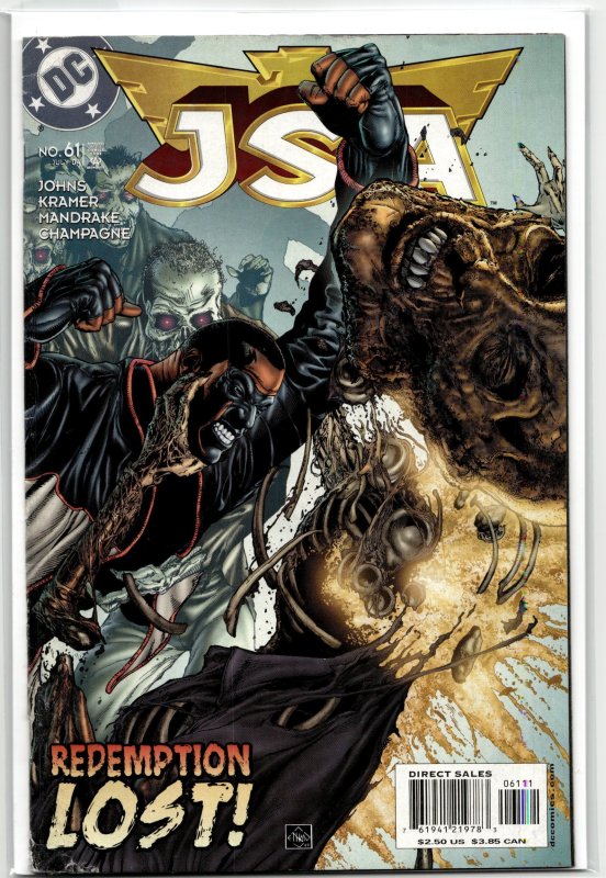 JSA #61 (DC Comics, 2004), raw, ungraded comic book — front cover