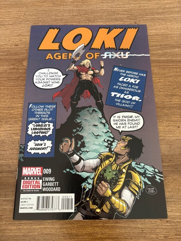 Lot of 4 Loki Marvel Comic Books 9 10 11 12 1st Prints NM Agent of Asgard 6 J482 (Marvel Comics), raw comic book in NM condition — front cover