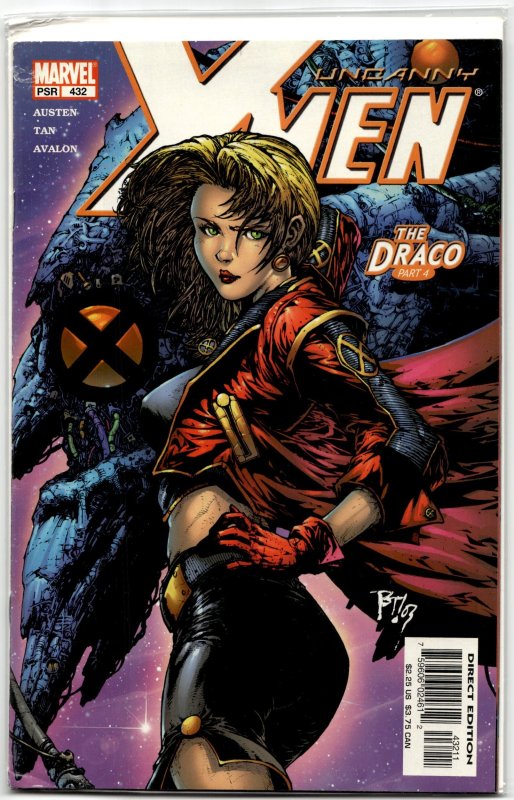 The Uncanny X-Men #432 (Marvel Comics, 2003), raw, ungraded comic book — front cover