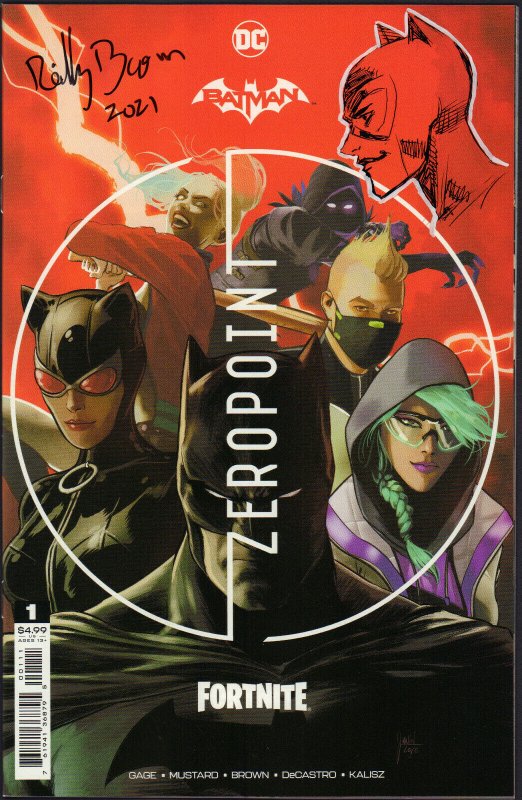 Batman/Fortnite: Zero Point #1 (2021), raw, ungraded comic book — front cover