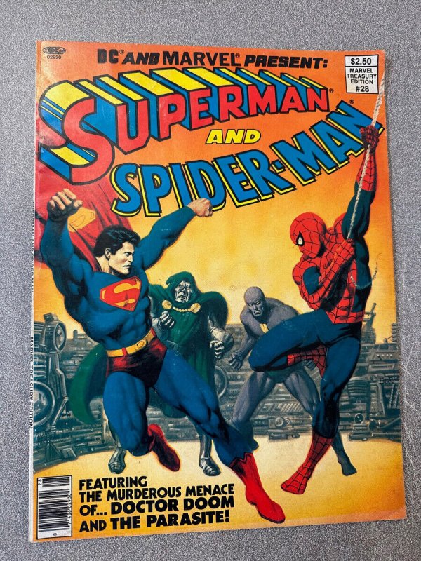 Marvel Treasury Edition #28 (Marvel Comics), raw, ungraded comic book — front cover
