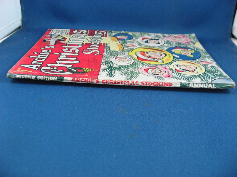 Archie Christmas Stocking #2 (1955), raw comic book in VG+ condition — front cover