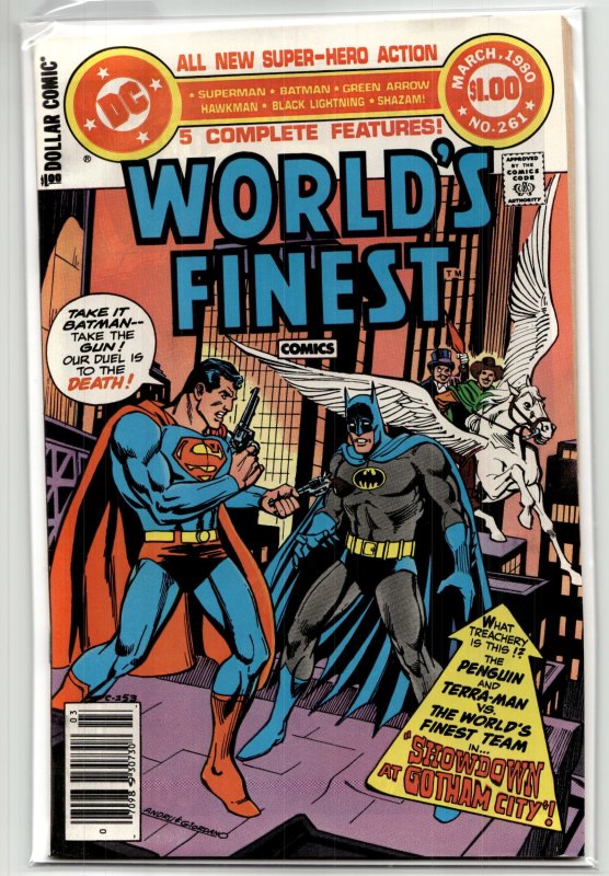 World's Finest Comics #261 (DC Comics, 1980), raw, ungraded comic book — front cover