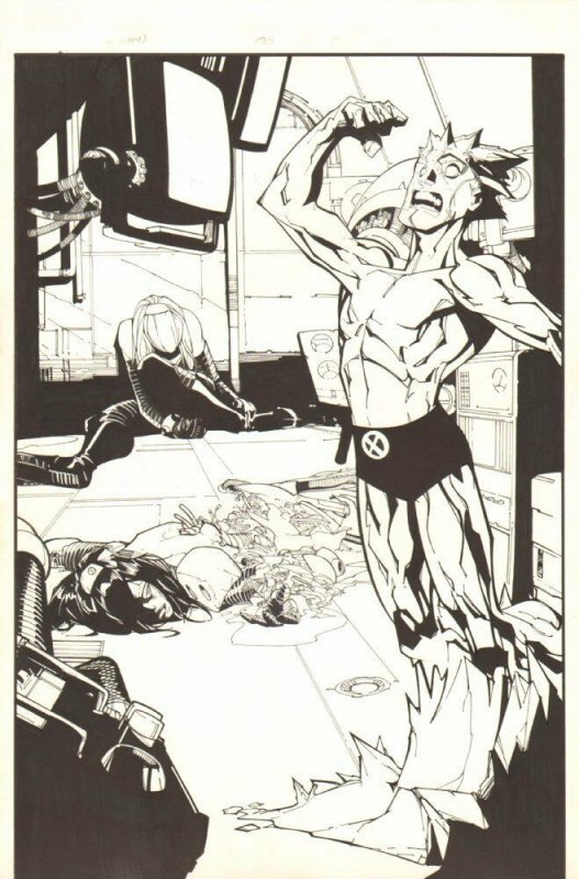 X-Men #195 (Marvel Comics, 2007), raw, ungraded comic book — front cover