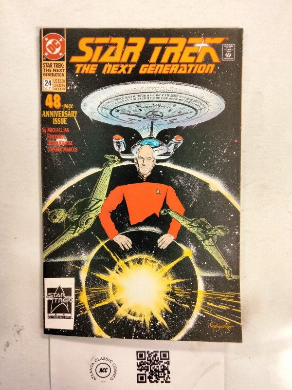 Star Trek the Next Generation #24 (DC Comics), raw comic book in NM condition — front cover