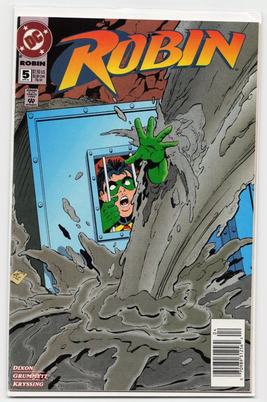Robin #5 (DC Comics, 1994), raw, ungraded comic book — front cover
