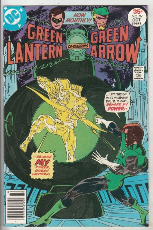 Green Lantern #97 (DC Comics), raw comic book in NM- condition — front cover