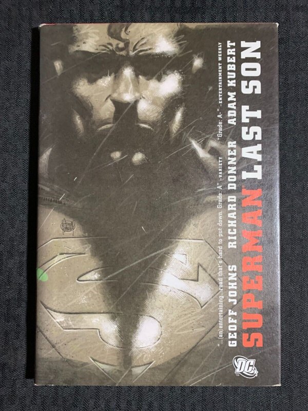 2008 Superman Last Son by Adam Kubert Hc/dj Vf/fn+ 1st DC Comics (DC Comics, 2008), raw comic book in VF condition — front cover