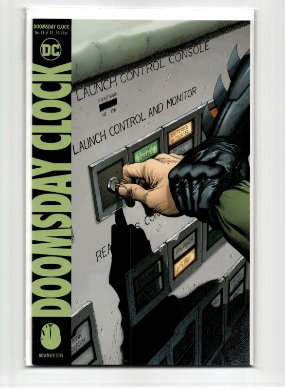 Doomsday Clock #11 (DC Comics, 2019), raw, ungraded comic book — front cover