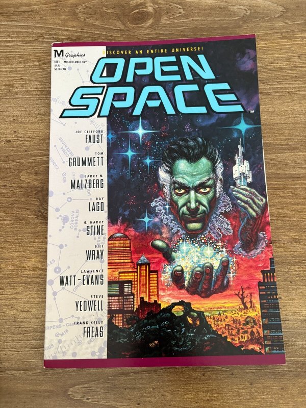 Open Space #1, raw comic book in VF condition — front cover