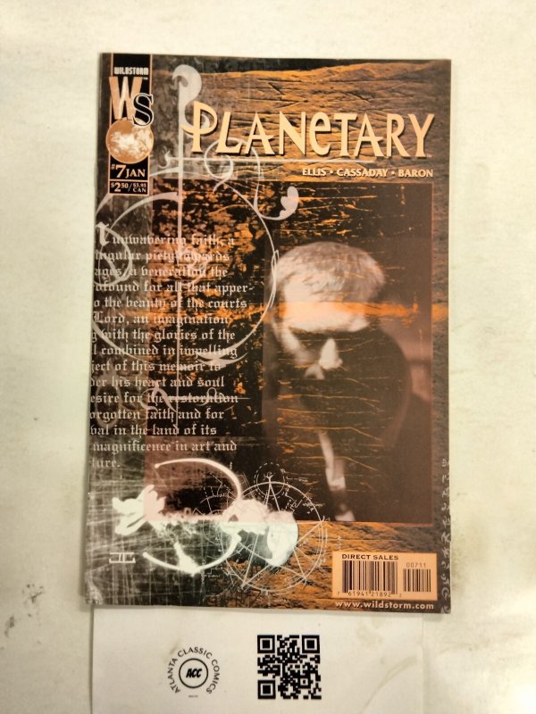 Planetary #7, raw comic book in NM condition — front cover