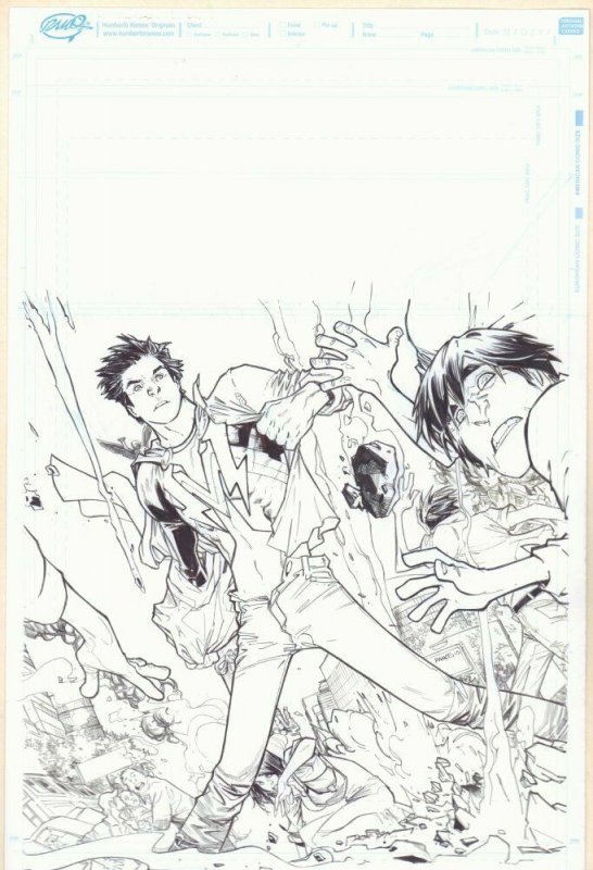 Muy Interesante Cover - Mexican Hero Costume Change - 2015 art by Humberto Ramos (2015), raw, ungraded comic book — front cover