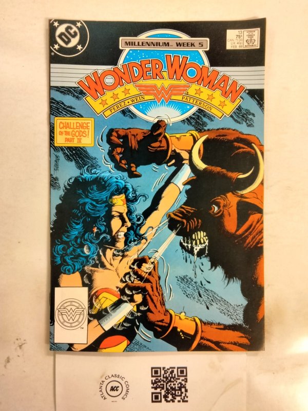 Wonder Woman #13 (DC Comics), raw comic book in NM condition — front cover
