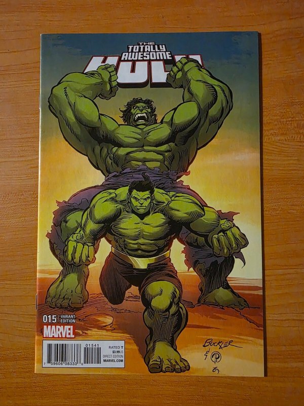 Totally Awesome Hulk #15 (Marvel Comics, 2017), raw comic book in NM condition — front cover