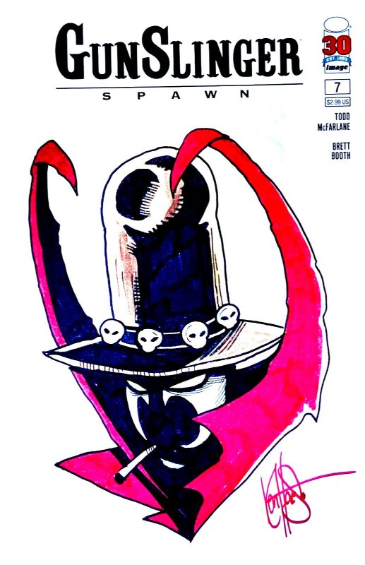 Gunslinger Spawn #7 (Image Comics), raw comic book in NM condition — front cover