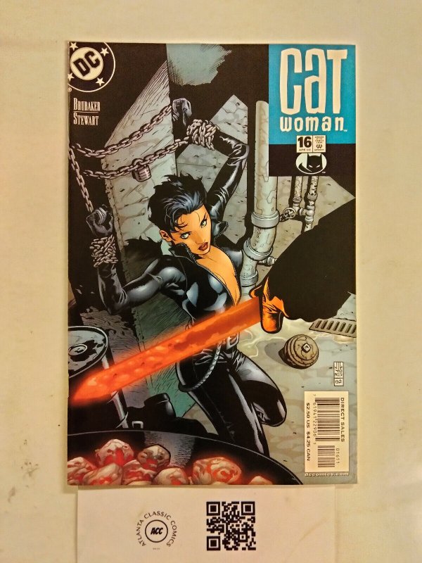 Catwoman #16 (DC Comics), raw comic book in NM condition — front cover