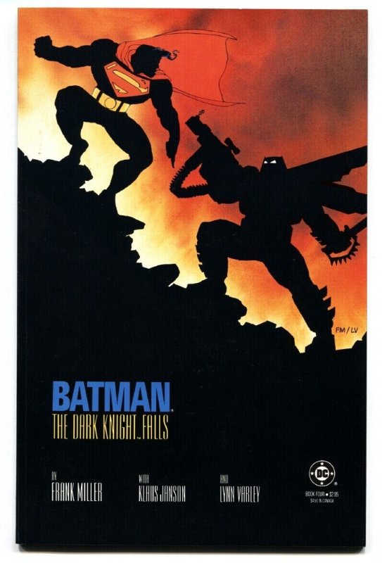 Batman the Dark Knight Returns #4 (DC Comics, 1986), raw comic book in NM- condition — front cover