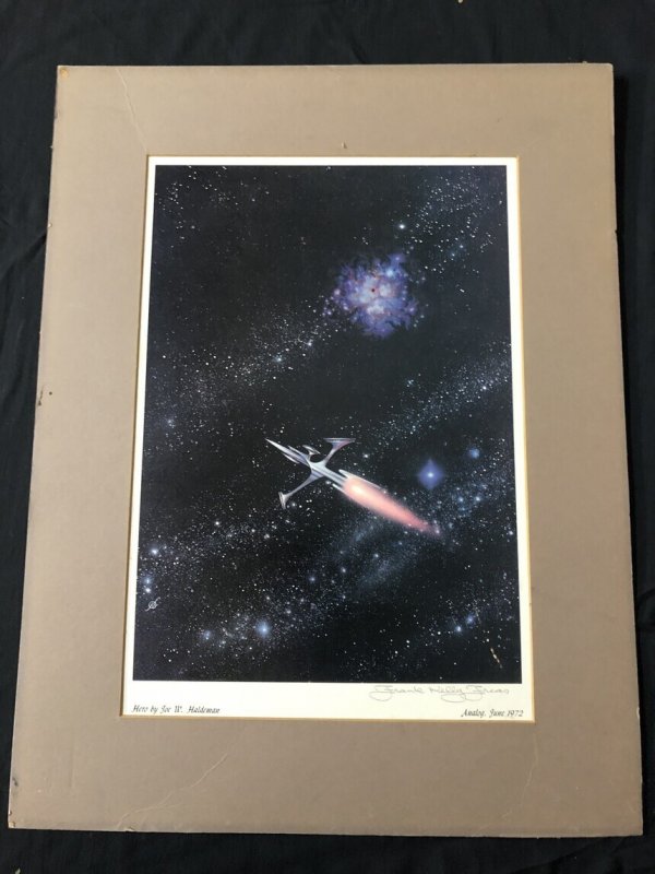 Hero Print Signed by Frank Kelly Freas- Analong June 1972 (1972), raw, ungraded comic book — front cover