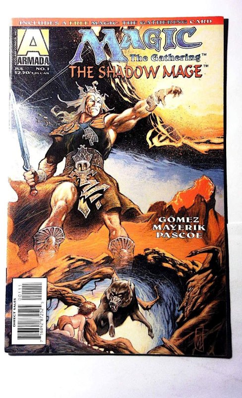 Magic Gathering--Shadow Mage #1 (1995), raw, ungraded comic book — front cover