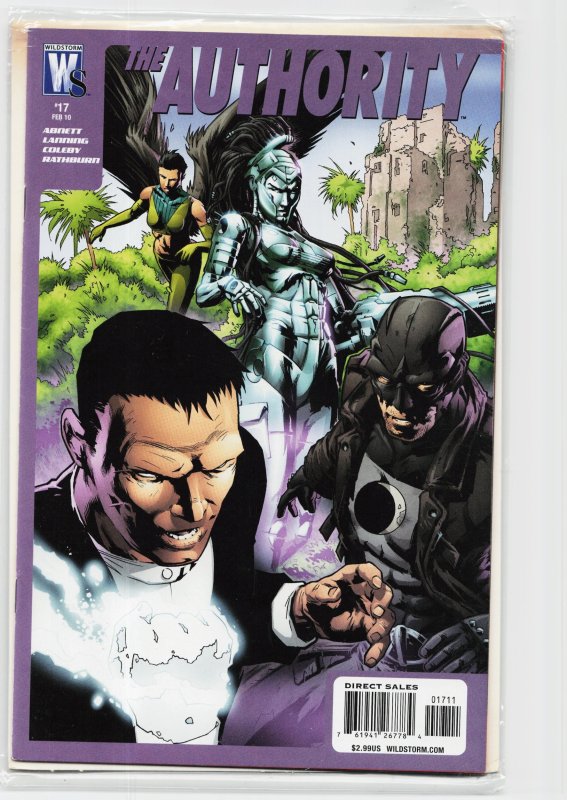 The Authority #17 (DC Comics, 2010), raw, ungraded comic book — front cover