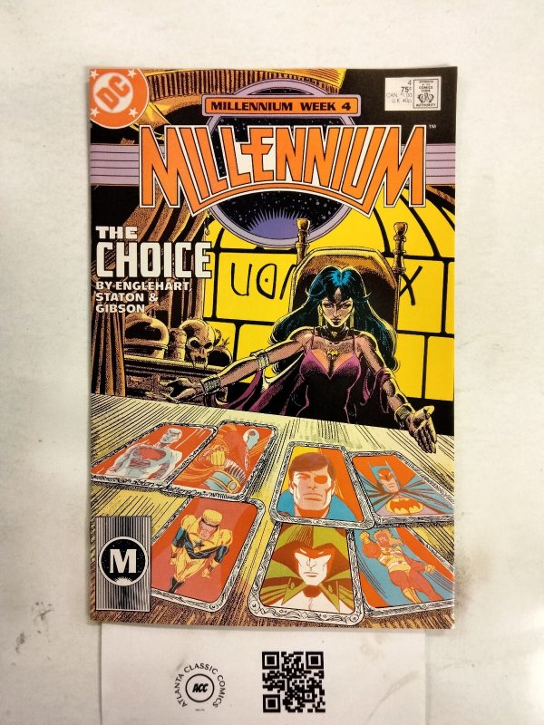 Millennium #4 (DC Comics, 1988), raw comic book in NM condition — front cover