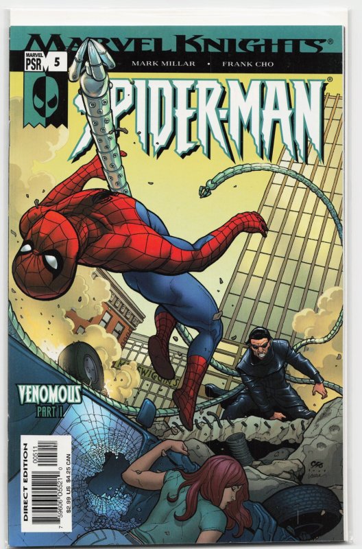 Marvel Knights Spider-Man #5 (Marvel Comics, 2004), raw, ungraded comic book — front cover