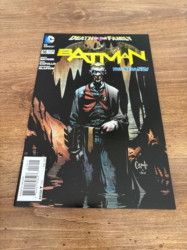 Batman #16 (DC Comics, 2013), raw comic book in NM condition — front cover